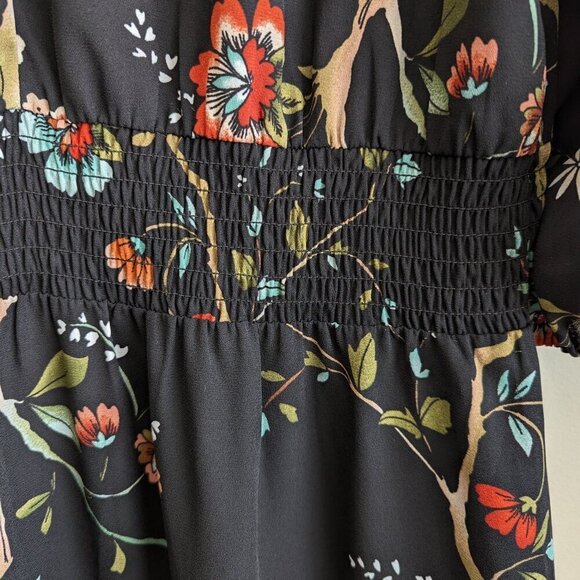 Nanette Lepore Floral-Print A-Line Midi Dress - Picture 8 of 10